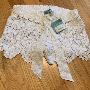 Crochet shorts